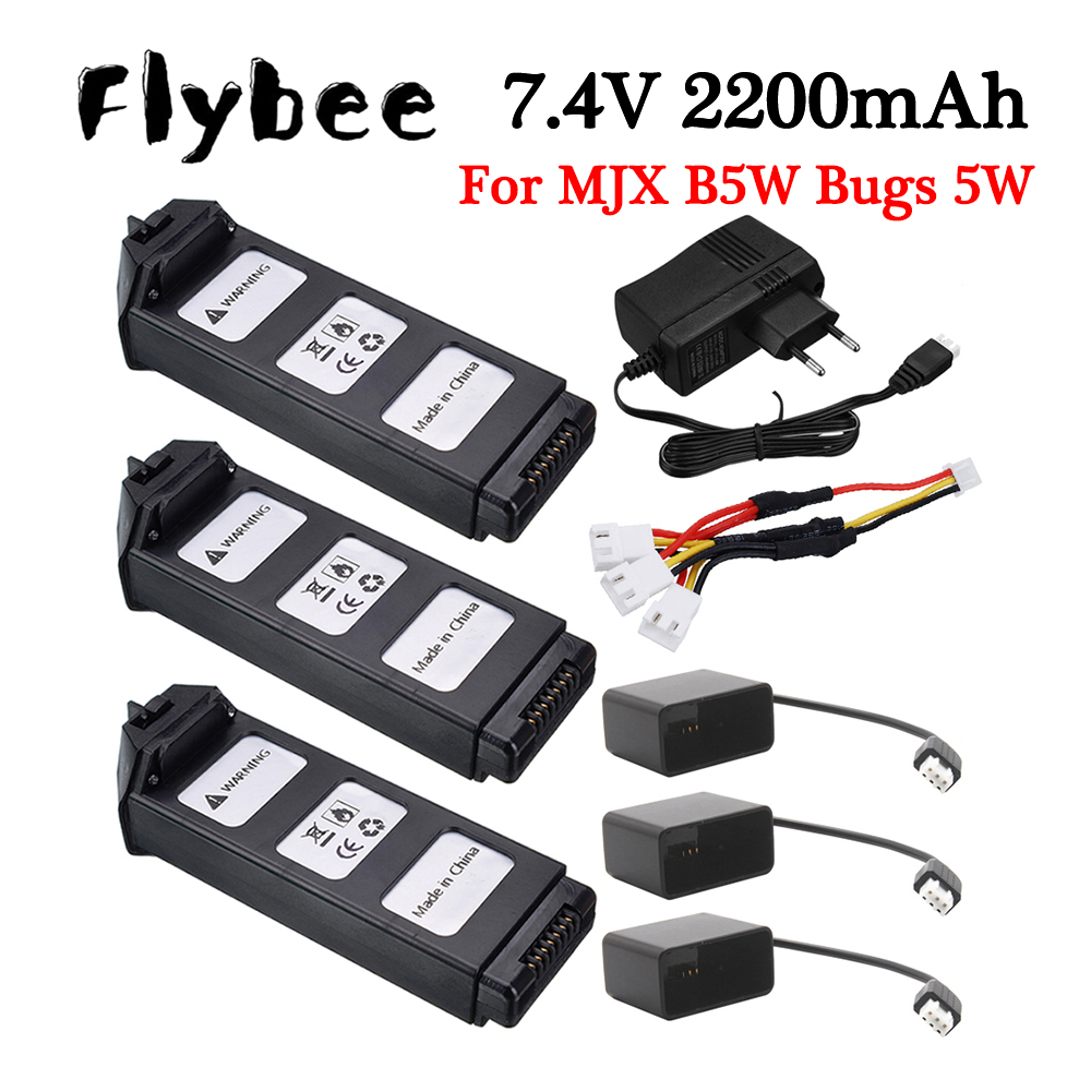 Rc Helicopter Coaxial - New 7.4V 2200mAH LiPo Battery For
